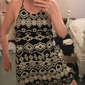 Black and White Mini Sundress